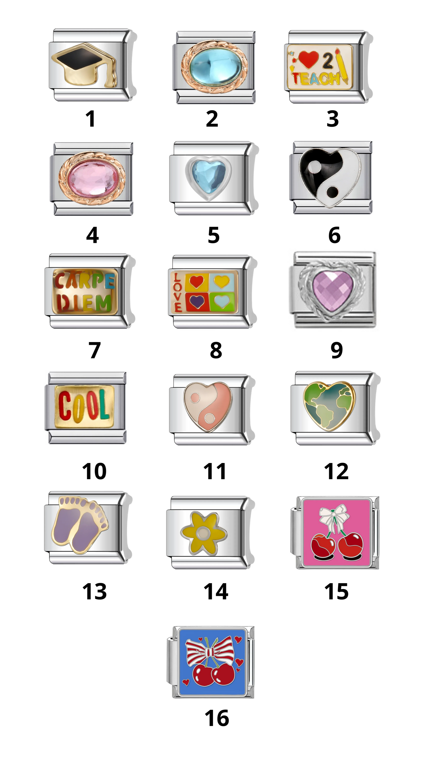 Charms para Pulsera Italiana