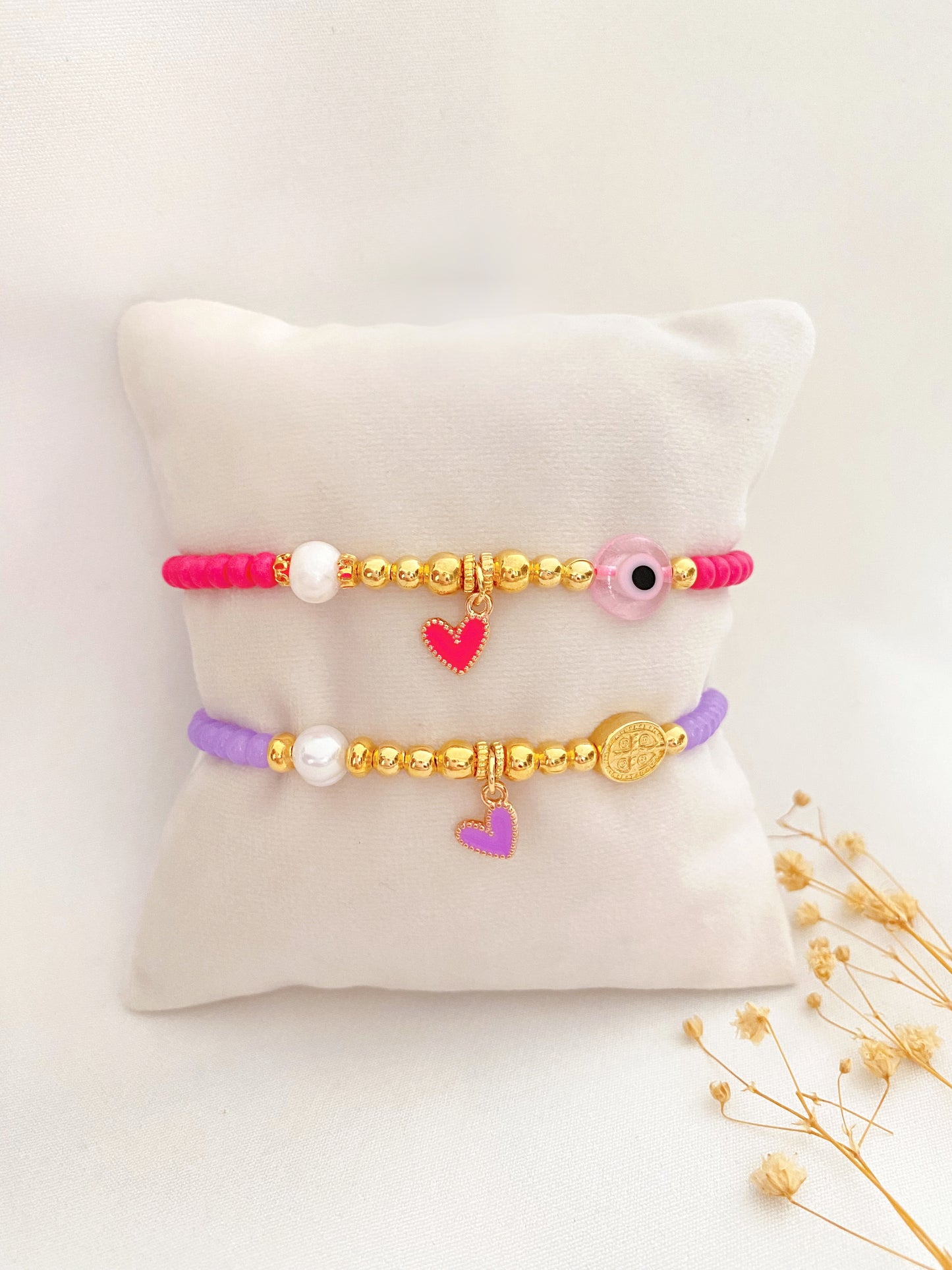 Pulseras corazón